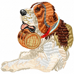 Dogs Embroidery Design 1